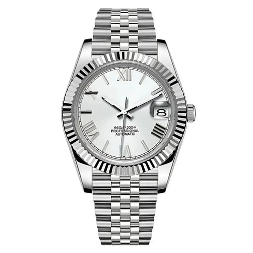 Datejust Mod Roman Silver